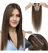 Hairro Human Hair Toppers 100% Real Hair, 3.5