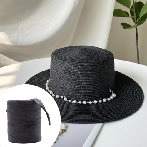 Naisfei Raffia Paper Ribbons, Natural Raffia Decorative Ribbon, Natural Paper Cord, Gift Ribbon - Image 3