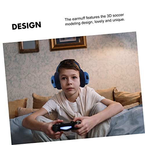 Comfortable Boy Winter Ear Warmer Earmuff Soccer Design Soft Practical Ear Cover for Cold Weather Outdoor Activities4