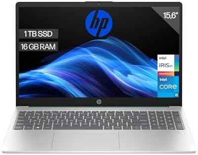 HP 15-fd0371ns - Ordenador portátil de 15.6" FHD (Intel Core i5-1...
