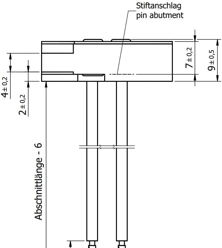 901 lamp Holder Tungsten Halogen lamp G6.35 Ceramic lamp Holder (with Wire)(2PCS)