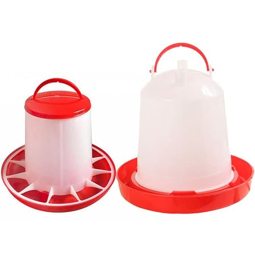 Automatic Chicken Bird Chook Poultry Feeder Drinker Chicken Poultry Waterer (Feeder + Waterer)