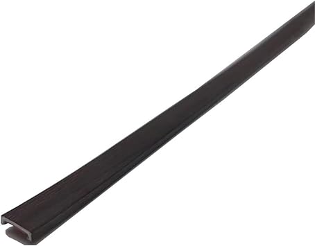 16.4 ft Self Adhesive Edge Protector for Cabinet Repair, U Channel Edge Guard Edge Banding U-Shape Edge Protector Strip, Corner and Edge Bumper Guards, Molding Trim Bar EdgingCoffee wood grain,8mm