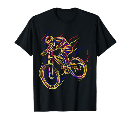 Radfahrer Downhill MTB Mountainbike Rad Herren Geschenkidee T-Shirt
