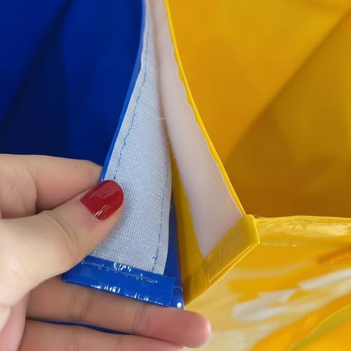 Space Home - Recyclingbeutel - Mülltrennsystem - Mülltrennsysteme mit Praktischem Transportgriff - Recycling Behälter - Wiederverwendbare Recycling-Taschen, Plastik Sammelbehälter - Abfalltrenner