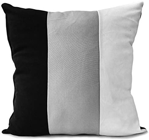Cojín con funda o solo funda, grande, 3 colores, Verde lima, beige y marrón., 17