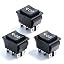 Black/12V(ON)-Off-(ON) KCD2