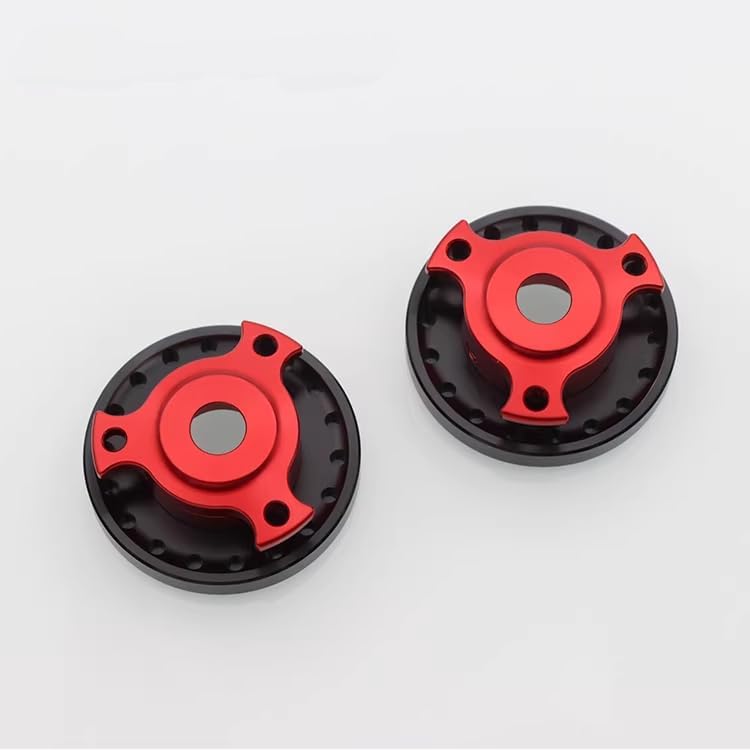 Motorcycle Fork Stem Nut Caps for CFMOTO 675SS 675SR 675SR-R 675NK, CNC Aluminum, Black, 1 Pair (Titanium)