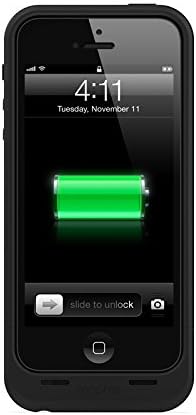 mophie Juice Pack Air Protective Case for iPhone 5, 5S and 5SE, Black