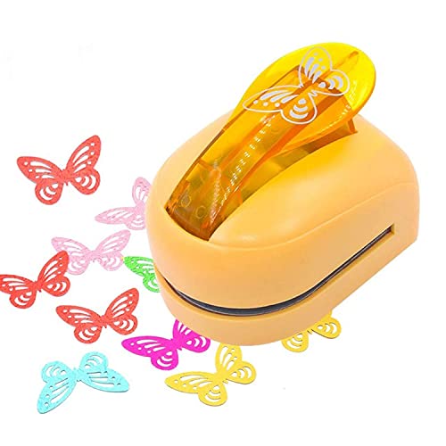 KACELE Butterfly Punch Craft Set, Big Hole Punch Shapes Hole Punch Shape Scrapbooking Supplies Shapes Hole Punch 1.4 inch Great for Crafting & Fun Projects