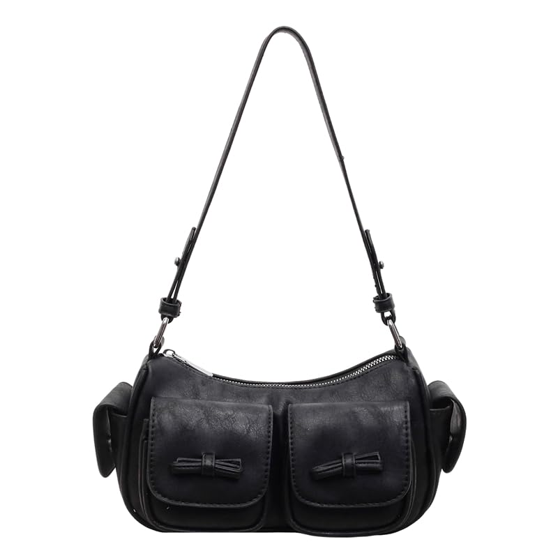 Sac à bandoulière rétro en peau cirée idéal pour le bureau et les fêtes en plein air