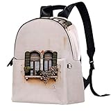 Verstellbare und stabile Schultergurte: Der verstellbare Schultergurt für diesen modischen Rucksack ist aus Kunstleder und Nylon. Doppelter Schutz und langlebig, wird Ihre Schultern beruhigen.