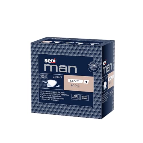 Seni Man Bladder Control Light Pads - 15 Pieces (B0C61DFVG4) Amazon Price History, Amazon Price Tracker