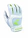 Easton Women's Stealth Core Batting Gloves (Medium, White/Optic)