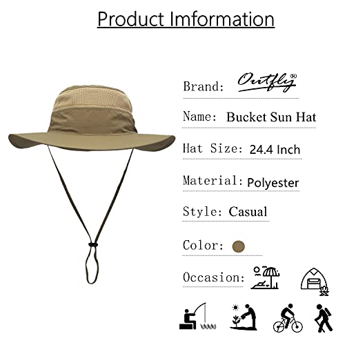 Outfly-Chapeau-de-Soleil-a-Large-Bord-Chapeau-de-Seau-Chapeau-Bonnie-leger-Parfait-pour-Les-activites-de-Plein-air-Divers-Couleurs