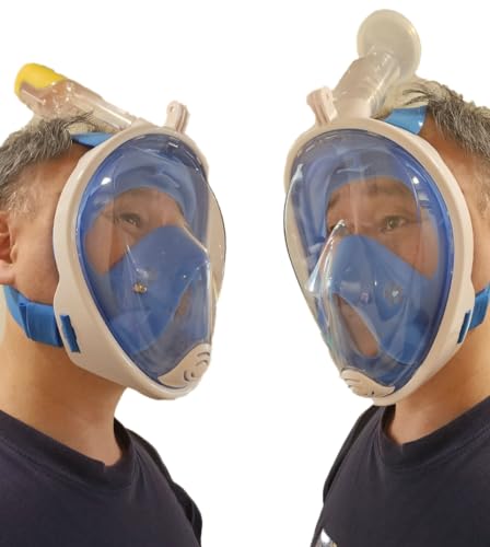 Water&Dust Guard Airfitme's, Full face snorkel survival mask