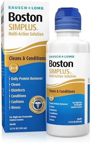 Bausch & Lomb Boston Simplus 105ml Multi-Action Contact Lens Solution (Pack of 1)