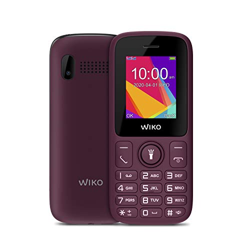 Wiko F100 Téléphone portable débloqué 2G (Ecran: 1,8 pouces - Batterie 800 mAh - Double mini-SIM) Purple
