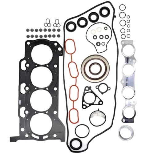 Image of GXARTS MLS Engine Cylinder Head Gasket Set HS26515PT Compatible with Toyota Prius 1.8L 2010-2013 Compatible with Lexus CT200 1.8L L4 2ZR-FXE 2ZRFE 2010-2013 11115-37030 11115-37050 11115-37051