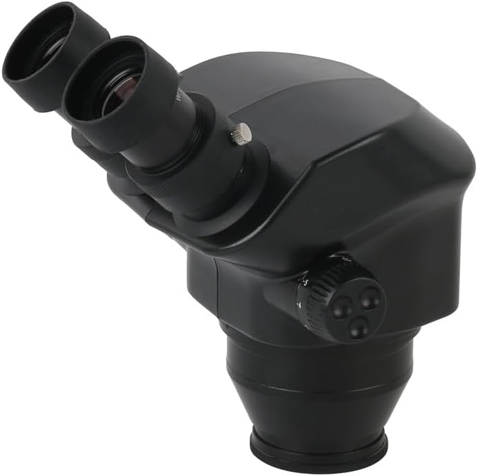 Miniatura 2 de Kit de accesorios para microscopio Cámara de preparación de diapositivas 3.5X 7X 50X 100X Binocular Microscopio Estéreo Cabeza Amplia Vista