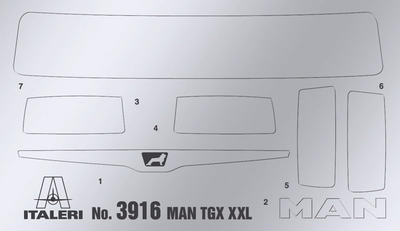 Amazon | プラッツ イタレリ 1/24 MAN TGX XXL D38 トラクターヘッド