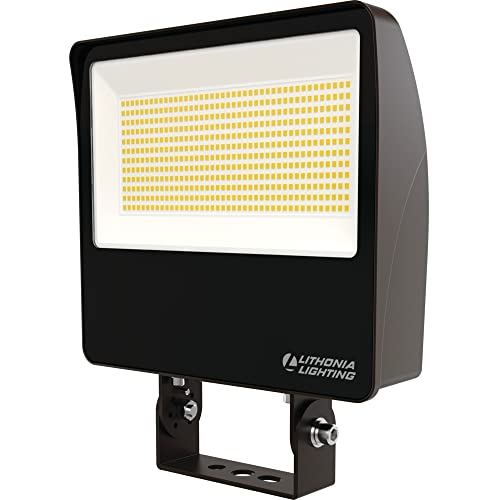 Lithonia Lighting All-in-One LED Flood Light, Waterproof LED Outdoor Light Fixture with Adjustable Brightness and Color Temperature, Yoke or Slipfitter Mount Dusk to Dawn Outdoor Lighting, UVOLT by Lithonia Lighting - Image 5