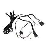 Faisceau de Feux Hors Route, Kit de Faisceau de Câblage de Barre Lumineuse LED étanche 12 V 5 Broches pour Camionnette pour SUV