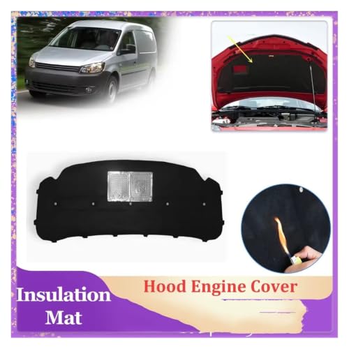Couverture moteur VW Caddy 2K MK3 2007-2009 coton - 3