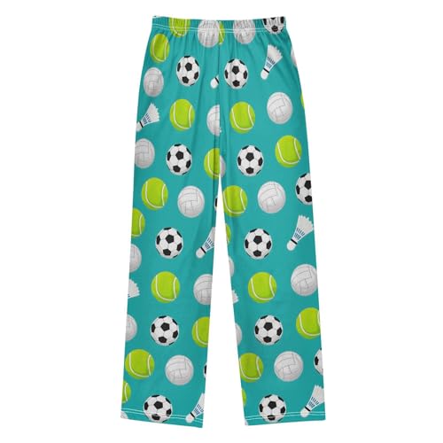 Pajama Pants Football Tennis Badminton Long Sleep Pants Lounge Bottoms2
