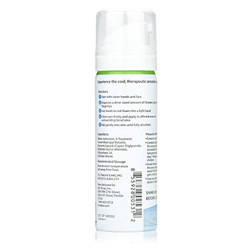 Cliradex Foam - Gentle Eyelid Cleanser & Eyelash Conditioner | Daily Facial Cleanser & Safe Solution For Eyelid Hygiene - 1.5Oz 4-Terpineol Formula #TOP2