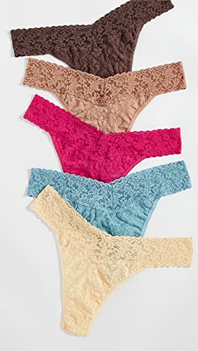 Hanky Panky Women's 5 Original Rise Thongs, Multi, One Size #TOP1