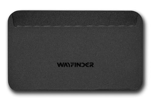 WAYFINDER - Flux - Minimalist Slim Front Pocket Card Holder Wallet For Men - Black3