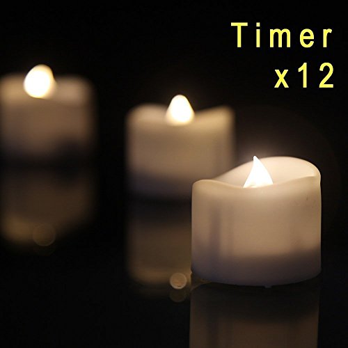 Elander AGL-N-WW12-T Led Tea Lights Flameless Candle With Timer thumb #2