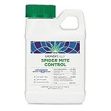 Grower's Ally Spider Mite Control Concentrate - Natural Insecticide & Spider Mites Killer for Plants Indoor & Outdoor - OMRI Listed Garden Pest Control - Bee, Pet & Kid Safe - 8 Oz, Makes 25 Gallons