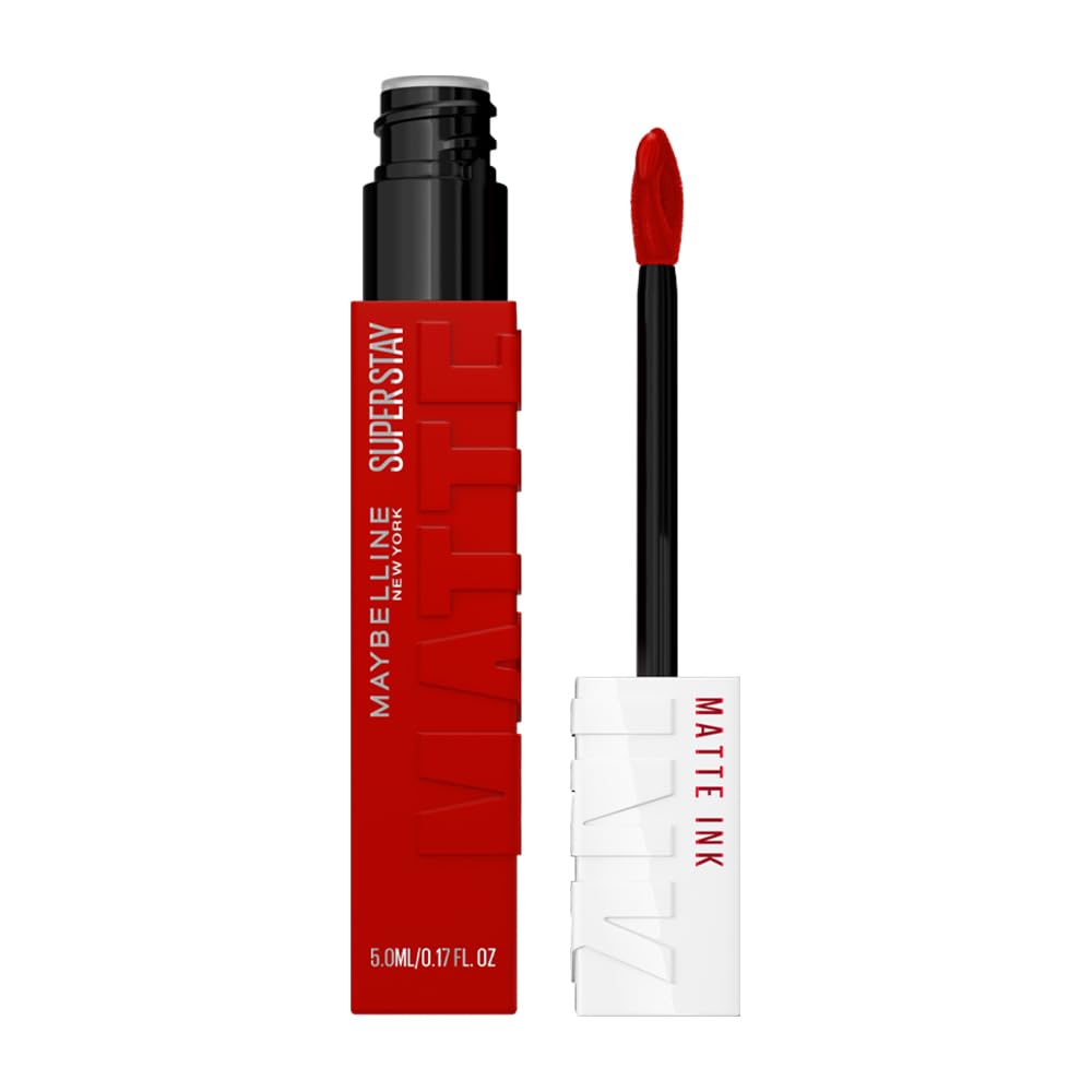 Maybelline New York Superstay Matte Ink Liquid Lipstick - 16H Longwear Matte | Exhilarator, 5ml-image-27
