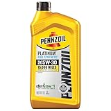 Pennzoil Platinum Full Synthetic 5W-30 Motor Oil, 1 Quart