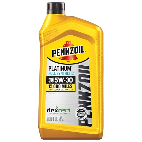 Pennzoil Platinum Full Synthetic 5W-30 Motor Oil, 1 Quart