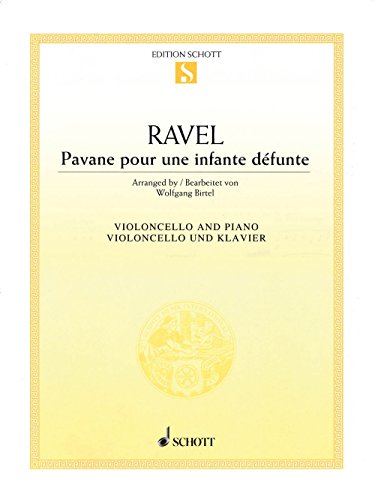 Pavane pour une infante défunte: cello and piano.