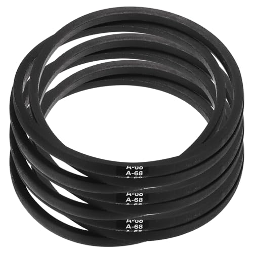 uxcell 3pcs A68 or 4L700 Classic Wrapped Rubber V-Belt, 68"(1725mm) Inside Circumference, A Profile V Belt