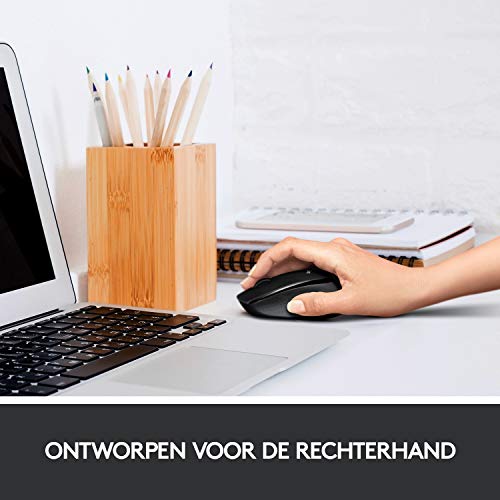 Logitech M330 SILENT PLUS Draadloze Muis, 2,4 GHz met USB-Nano-Ontvanger, 1000 DPI Optische Tracking, 2 Jaar… - Afbeelding 4