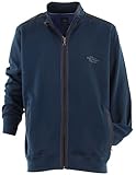 Kitaro Sweatjacke Sweat Jacke Jacket Shirt Herren Langarm Baumwolle, Farbe:Marine (Navy), Herrengrößen:XL