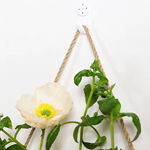 Unnosin Wall Hanging Planter 3 Tiered Plant Propagation Station Terrarium 9 Bulb Vase with Wood Stand, Glass Planter Test Tube Vase for Propagating Hydroponic Home Office Garden - Image 6