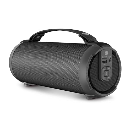 Caliber Enceinte Bluetooth Puissante - AUX, SD und USB - Haut-Parleur Bluetooth - Enceinte Portable - Noir