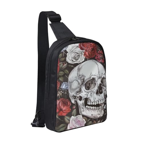 Bolso Cruzado Ajustable Unisex Negro para Senderismo