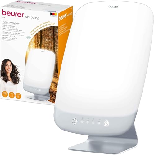 Beurer SAD Lamp TL 95, simulation of daylight, 14,000 lux, medical device, daylight lamp for light deficiency symptoms, SunLike® LED technology, with dimmer