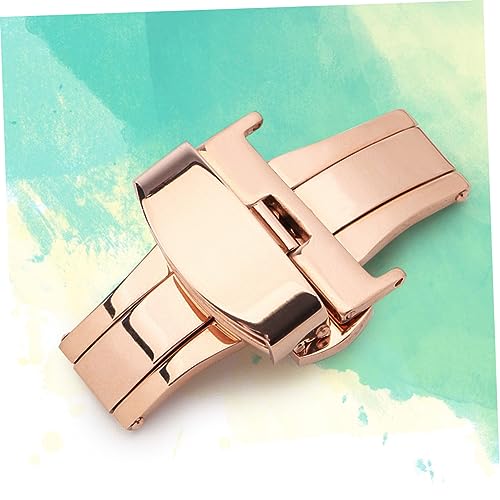 PartyKindom Steel Watch Band Hook Buckle for Watch Double Press Clasp Stainless Steel Buckle4