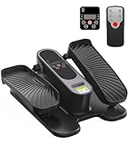 Under Desk Elliptical Machine for Senior Mini Elliptical Leg Exerciser with Remote Control Portable Electric Seated Foot Pedal Exerciser for Home Office