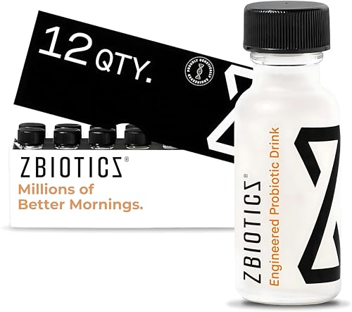 ZBiotics — Feel Better After Drinking, Wake Up Refreshed, Science-Backed, Patented Probiotic for Easier Mornings, Travel-Friendly, 12-Pack of 0.5 Fl Oz Bottles