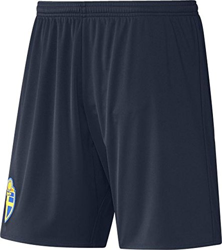 Image of adidas Sweden Away Shorts Mens - SVFF Football - Small - Navy