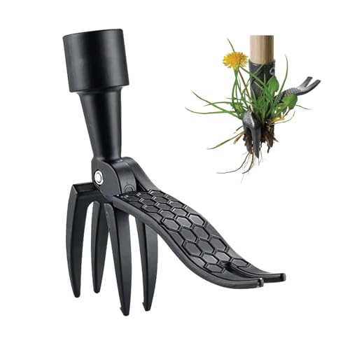 Generic Tête de désherbeur de pelouse debout de rechange manuelle en métal pour désherbeur de mauvaises herbes extérieur pelouse Noir